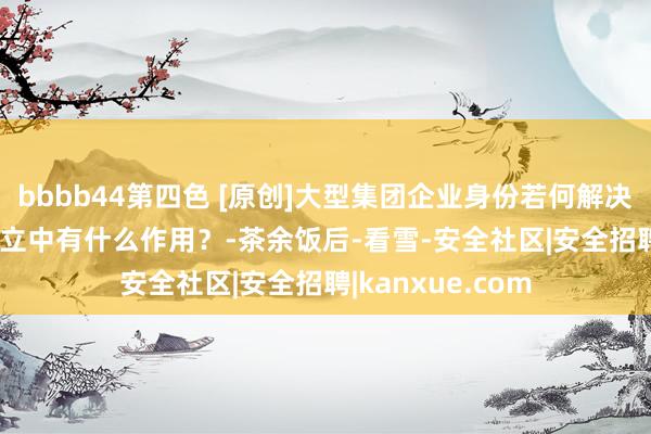 bbbb44第四色 [原创]大型集团企业身份若何解决？IAM在其IT竖立中有什么作用？-茶余饭后-看雪-安全社区|安全招聘|kanxue.com