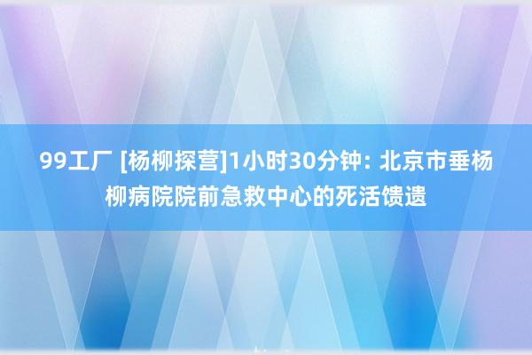 99工厂 [杨柳探营]1小时30分钟: 北京市垂杨柳病院院前急救中心的死活馈遗