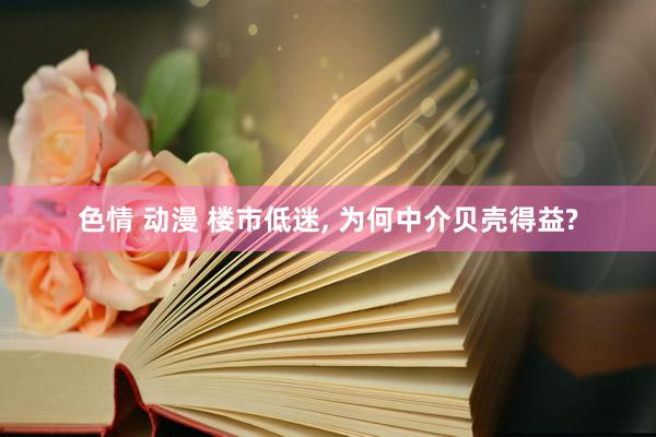 色情 动漫 楼市低迷, 为何中介贝壳得益?