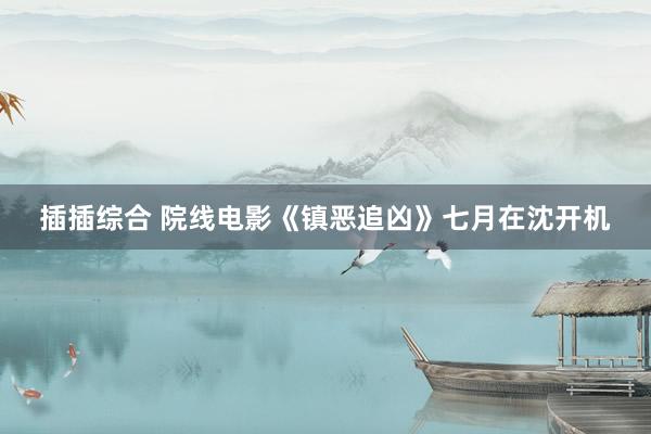 插插综合 院线电影《镇恶追凶》七月在沈开机